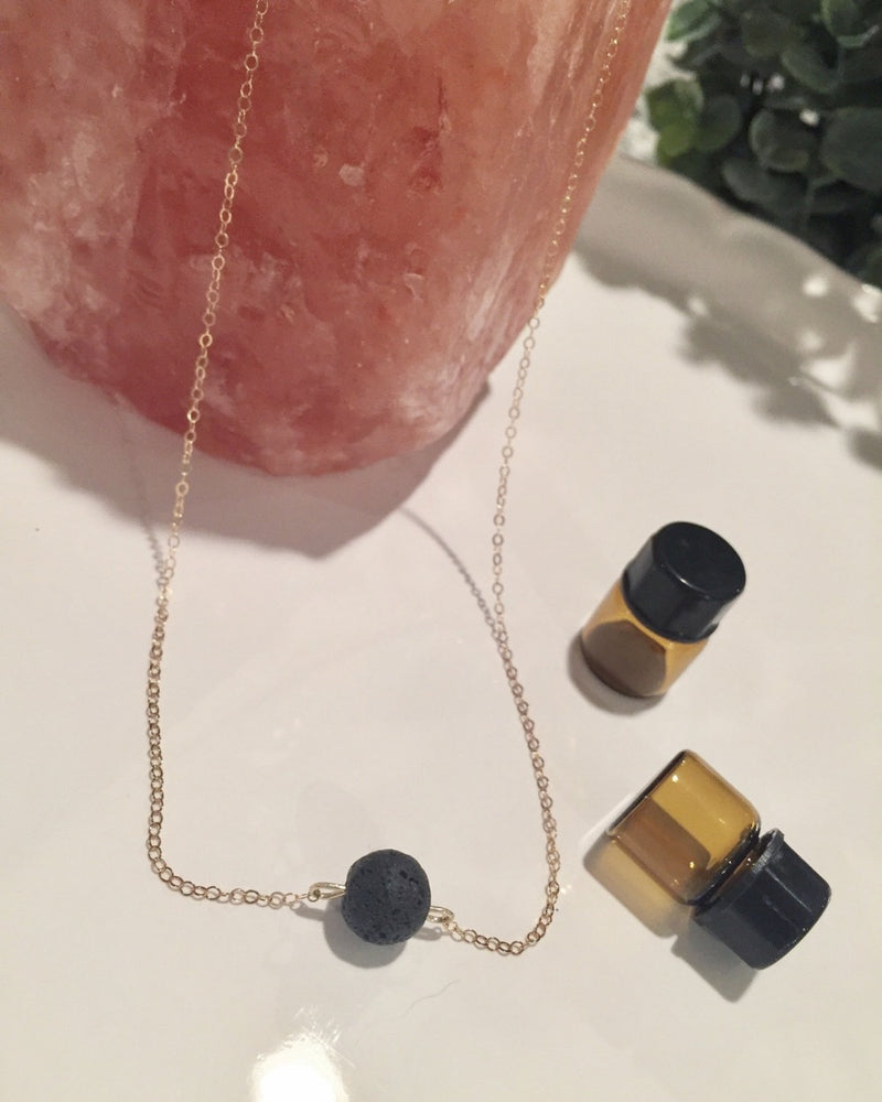 Aura Aromatherapy Stone Necklace