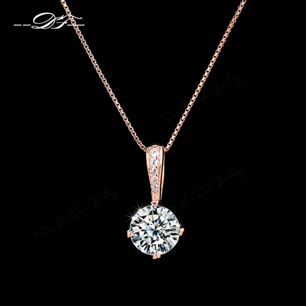 Infinite Crystal Pendant Necklace