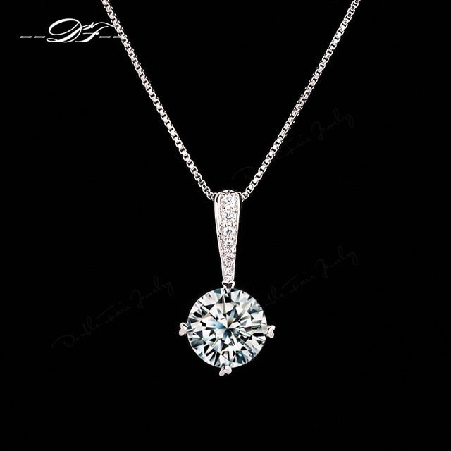 Infinite Crystal Pendant Necklace