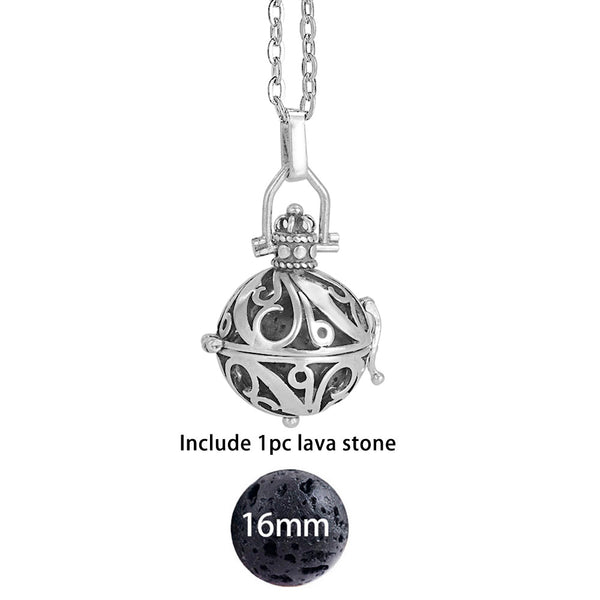 Flow Aromatherapy Locket Necklace