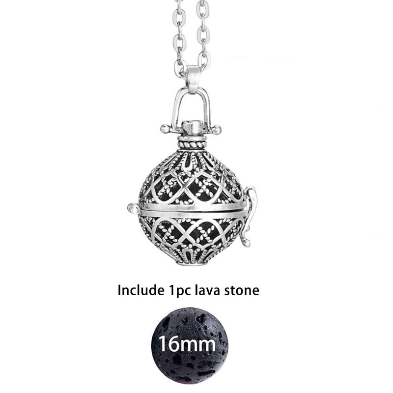 Flow Aromatherapy Locket Necklace