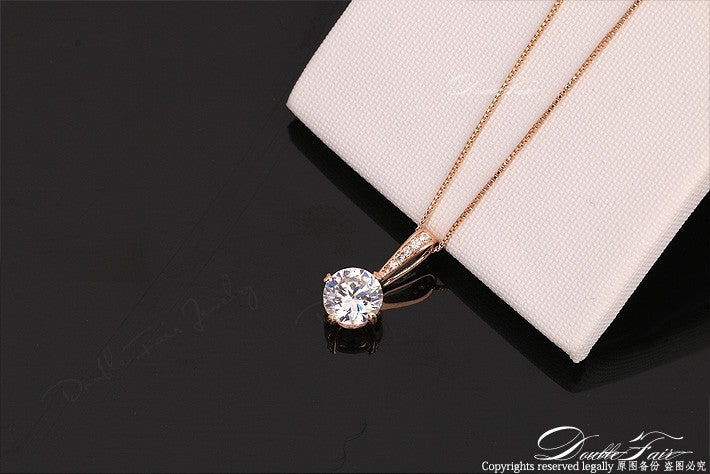 Infinite Crystal Pendant Necklace