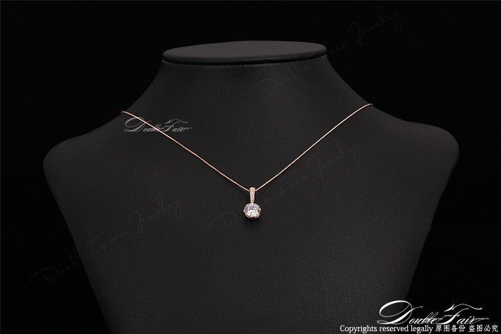 Infinite Crystal Pendant Necklace